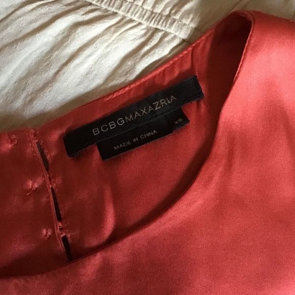 BCBG MaxAzria Silk Slip Dress Cap Sleeve - Picture 4 of 9